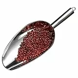 Yokula Edelstahl Schaufel,EIS-Schaufel,Mehl-Schaufel,Futterschaufel,Abfüllschaufel für Home,Küche,Candy Buffet,Food Scoop für Süßigkeiten,Eiswürfel,Kandiszucker,Bohnen,Spülmaschinenfest,19CM