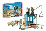 PLAYMOBIL | City Action | Promo Pack: Baustelle | Mit DREI Figuren, beweglichem Kran und vielen weiteren Extras | Detailreiches Spielzeug für Kinder ab 4 Jahren | 71650