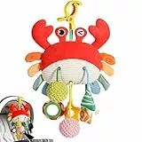 Goorder Kinderwagen Spielzeug 0-6 Monate, Kinderbett und Babyschale zum Beißen, Greifen und Geräusche erzeugen, Baby Spielzeug für Kleinkinder ab 0-18 Monate Neugeborenen Junge Mädchen Baby Geschenk