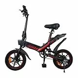 FOCIEL 14'' E Bike, Elektrofahrräder mit 250W Motor, Ebike Klapprad mit Lithium-Batterie 36V 10AH, Maximale Geschwindigkeit bis zu 25km/h, Reichweite 30-45km, Ebike Uomo Donna