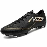 NUTTOPL Fußballschuhe Herren Kunstrasen Trainer Jugendliche Athletics Trainingsschuhe Outdoor-Training Professionelle Fussballschuhe Schwarz 39 EU