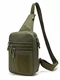 ACEXIER Taktische Umhängetasche Militär Verdeckte Waffe Holster Pistole Tragetasche Handfeuerwaffe Halter Tasche für Outdoor-Camping Jagd Pack (Green)