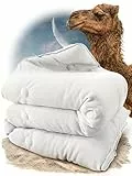 BEFA NATUR Kamelhaar Ganzjahreszeitendecke 135x200 cm – medium & temperaturausgleichend, 100% Kamelhaarfüllung, Bezug aus Baumwolle, Oeko-TEX Klasse 1, Made in Germany, allergikerfreundlich