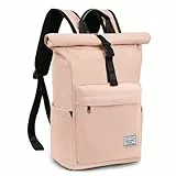 TANTOMI Rucksack Damen Herren, Rucksack Laptop Tasche 15,6 Zoll, Laptop Rucksack Damen Herren weit öffenbar, Rolltop Rucksack wasserdicht,Backpack Daypack für Schule,Fahrradfahren,Freizeit und Reise.
