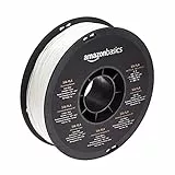 Amazon Basics 3D-Drucker-Filament aus PLA-Seide, 1.75 mm, 1-kg-Spule, Seidencremefarben