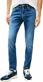 Tommy Jeans Scanton Slim Dh0235 Schmal, Herren, Denim (Denim Medium), 36W / 34L
