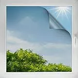d-c-fix Sonnenschutzfolie selbstklebend (92x200cm) – Fensterfolie Sonnenschutz & Hitzeschutzfolie – UV Schutzfolie Fenster, Tönungsfolie & Verdunklungsfolie für Fenster innen