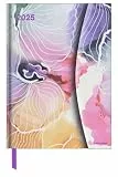 N NEUMANNVERLAGE - Watercolours 2025 Diary, 16x22cm, Taschenkalender mit Magnetverschluss und Lesebändchen, Tasche für Visitenkarte, Jahres- und ... internationales Kalendarium: Magneto Diary