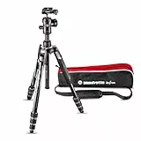 Manfrotto Befree Advanced Kamerastativ-Set mit Twist-Verschluss, tragbares Reisestativ-Kit mit Kugelkopf, aus Aluminium, für DSLR, Spiegelreflexkamera, spiegellose Kamera, Kamerazubehör