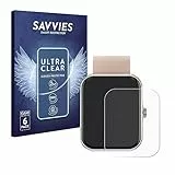 Savvies 6 Stück Schutzfolie für Mutoy Smartwatch 1.83' Displayschutz-Folie Ultra-Transparent