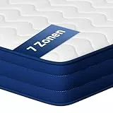INMOKO Taschenfederkernmatratze 90×200cm, 22 cm Höhe, 7-Zonen-Matratze, ergonomisch gestaltet, Oeko-Tex zertifiziert