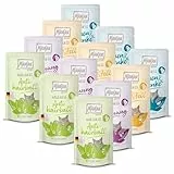 MjAMjAM – Premium Nassfutter für Katzen - Wellness Wohlfühlpaket Huhn, 12er Pack (12 x 125g), getreidefrei mit extra Fleisch