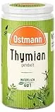 Ostmann Thymian gerebelt 15 g Thymian-Gewürz für viele Fleisch-, Fisch-, Pilz-, und Gemüsegerichte der mediterranen Küche, Menge: 1 Stück