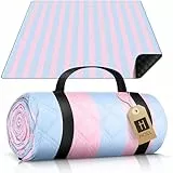 HOEL Picknickdecke 200x200 cm wasserabweisend + isoliert - Strandmatte gepolstert XXL - Picknickdecken - Outdoor Stranddecke für Picknick Camping Strand - Picnic Blanket