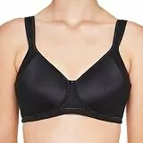 Susa Schalen BH Damen ohne Bügel Milano I Damen-BHS mit nahtlos vorgeformten Cups I Dessous mit optimaler Passform und wunderbarem Hautgefühl I schwarz I 85A