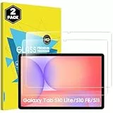 MoKo 2er-Pack Panzerglas für Samsung Galaxy Tab S11/S10 Lite/Tab S10 FE/S9 FE 5G/S9, 9H Härte, HD, kratzfest, hüllenfreundlich, dünne Glasschutzfolie