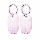 Smart Air Tracker Tag 2er Pack, Schlüsselfinder KeyFinder Kompatibel mit Apple Wo ist? APP (iOS NUR, Android Not Supported), Bluetooth Key Finder für Gepäck/Taschen/Koffer, Austauschbarer Akku