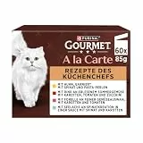 Gourmet A la Carte Katzenfutter nass, Sorten-Mix, 60er Pack (60 x 85g)