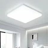 OTREN LED Deckenleuchte Quadratisch 30CM, 48W 4800lm Ultrahell, 6500K Wasserdicht Badlampe, Moderne Deckenlampe für Badezimmer Küche Wohnzimmer Schlafzimmer Flur, CRI85+