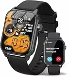 TRAUSI Smartwatches für Damen und Herren, 1,83-Zoll-HD-Smartwatch mit 120 Sportmodi, Herzfrequenz- und Schlafüberwachung, wasserdicht nach IP67, Bluetooth-Anruf- und Musiksteuerung für iPhone/Android