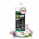 BiOHY Wischroboter Reinigungsmittel für Reinigungsstationen mit Frühlingsduft (1l Flasche) | Verlängert die Lebensdauer der Absaugstation | Schaumarmes Bodenreiniger Konzentrat