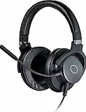 Cooler Master MH752 Gaming Headset with Virtual 7.1 Surround Sound - PC/Console Compatible with 40mm Neodymium Audio Drivers, Crystal Clear Boom Mic and Lightweight Frame - USB/3.5mm Standard Jack