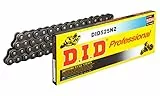 DID Kette 520 NZ, 118 Glieder (Standard), offen mit Clipschloss, Stahlfarben