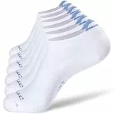 Yobenki Sneaker Socken Herren Damen 39-42 43-47 47-50 35-38, 3/6 Paar Sportsocken Atmungsaktive Knöchel Socken Kurze Laufsocken Antirutsch Unisex Halbsocken