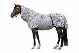 HKM zebra eczema blanket for horse/pony, 135 cm, horse fly blanket