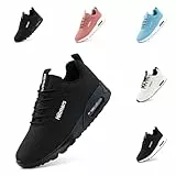 Hitmars Turnschuhe Damen Sportschuhe Laufschuhe Joggingschuhe Straßenlaufschuhe Trainings Running Tennis Fitness Schuhe Sneaker Dwg823 Schwarz EU 39