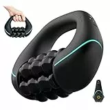 Elektrisches Handmassagegerät mit Rollen, 3 Intensitätsstufen, 6 frei drehbare Massageköpfe, 24 Noppen, on sanftem Aufwärmen bis hin zu Tiefenmassage, ideal für Rücken-, Schulter- und Beinmassagen