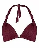 HUNKEMÖLLER Triangel-Bikini-Oberteil Aruba - Burgundy - M