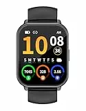 RUIMEN Smartwatch Damen Herren 1.85 Inches mit Telefonfunktion, Sportuhr mit 110+ Sport Modes SpO2-Überwachung Pulsuhr Schlafmonitor Schrittzähler Kalorientracker