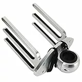 Aramox Surfboard-Halterung, Wakeboard Halterung Boot, Wakeboard-Tower-Rack, Verstellbarer Winkel, Wakeboard-Halterung, Polierte Aluminiumlegierung für 1,89 Zoll, 2,36 Zoll, 2,48 Zoll Klemmrohre