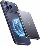 TORRAS MiniMag Powerbank für MagSafe, 10000mAh 22.5W Schnellladen Magnetische Power Bank Slim, Wireless Externe Akkupack mit USB-C-Kabel für iPhone 17 Pro Max/Air/16/15/14/13/12, AirPods, Grau Titan.