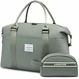 LOVEVOOK Sporttasche Damen Reisetasche Handgepäck Tasche Weekender Schwimmtasche Wasserdicht Travel Duffle Bag Fitnesstasche Frauen Kliniktasche für Reise Gym Flugzeug