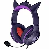 Razer Kraken Kitty V2 - Gengar Pokémon Edition - USB-Headset - Gengar-Stacheln - Streamreaktive Beleuchtung - HyperClear-Kardioidenmikrofon - Triforce 40-mm-Treiber - 7.1 Surround Sound | Violett