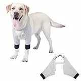 BWLEANSY Recovery Sleeve Hund, Ellenbogenbandage Hund, Hunde Erholungsanzug, Ellbogenschoner für Hunde, Leichte Vorderbeine, für Hot Spots, Wunden, Anti Lecken, Größe S