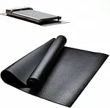 THERUN Wiederstandsfähige Laufband Matte 4 mm Dicke -Bodenschutzmatte (60x130 cm) - Fitness Unterlegmatte für Crosstrainer, Heimtrainer Fahrrad und andere Fitnessgeräte - auch für Yoga
