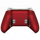 eXtremeRate Rückgehäuse Case für Xbox Elite Series 2 Controller, DIY-Ersatz Back Shell Cover Rückseite Abdeckung & Schrauben Set für Xbox Elite Series 2-Core Controller Modell 1797–Rot
