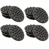 OEHLBACH Shock Absorber - Hochwertige Schwingungsdämpfer für Subwoofer, Lautsprecher, Verstärker & Plattenspieler - Vibrationsschutz, Lautsprecherfüße, 16er-Set, Schwarz