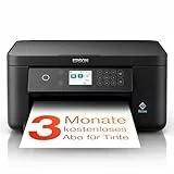 Epson Expression Home XP-5200 3-in-1 Ink Multifunction Printer, Scanner, Copier, WiFi, Duplex, Single Cartridges, Duplex, 2.4 Inch Display, DIN A4, incl. 3 Months ReadyPrint Flex Ink Rate, Black