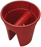 KHW 34134 Blumentopf Flowerclip, 3-er Set, rot