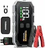 YUSMAN Starthilfe Powerbank für PKW | 8000A Autobatterie Booster für alle Fahrzeuge & 10.0L Diesel mit LED-Taschenlampe, Großdisplay & Springkabel – Ideal für SUV, Motorräder, Rasenmäher