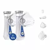 IEA Medical Inhalationsgerät Doppelpack, Inhalator, Vernebler, Inhaliergerät Kinder, Inhaliergeräte für Erwachsene, Inhalator Erwachsene, mobiles Inhalationsgerät