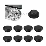 PHATRIP 8 Stück Gummistopfen, Schutzgummistopfen Set für Gasherde Halterung Gummiabdeckkappen Kompatibel mit Dometic, Smev