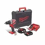Milwaukee M18CBLPD-422C Akku Schlagbohrer Akkuschrauber Rot