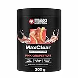 MaxiNutrition MaxClear Pink Grapefruit, Clear Protein, 300 g, 80% Eiweiß, Zero, zuckerfrei, zur Anmischung eines erfrischenden Whey Isolat Protein Eistee, ohne künstliche Aromen