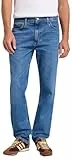 Lee Men's Jeans West, Regular Straight Fit, Straight Leg