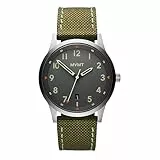 MVMT Herren Analog Quarz Armbanduhr mit Textilarmband 28000014-D